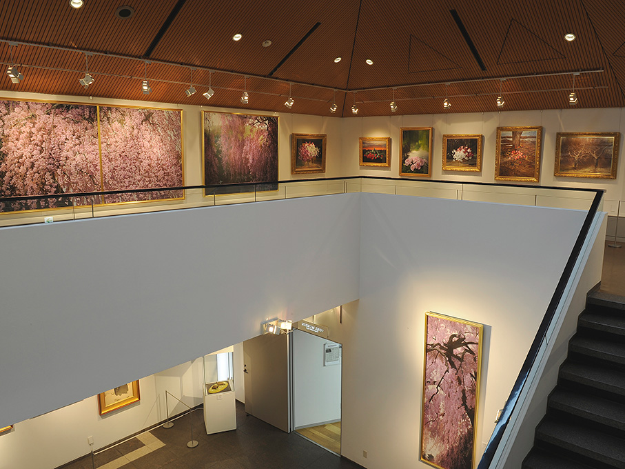 長谷川町子美術館の展示風景