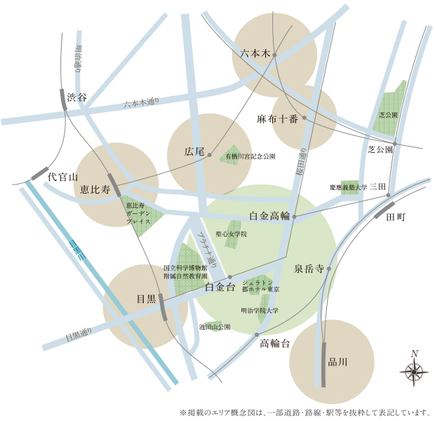 エリア概念図