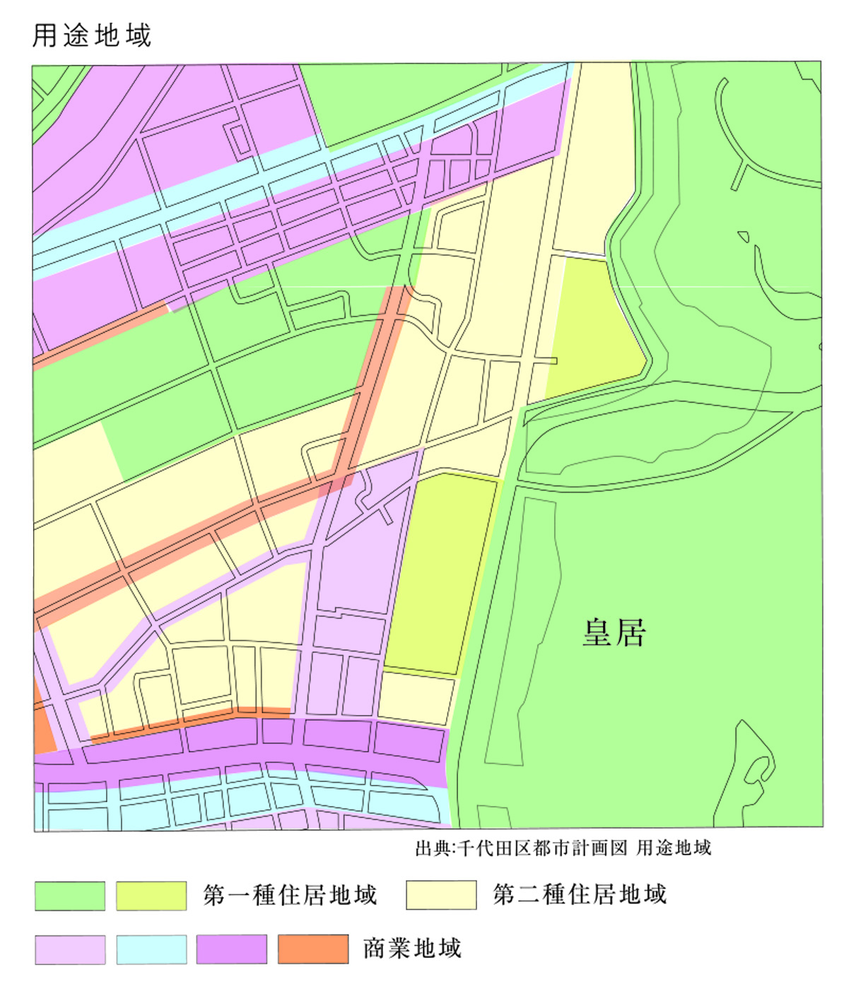 住居地域（用途地域図）